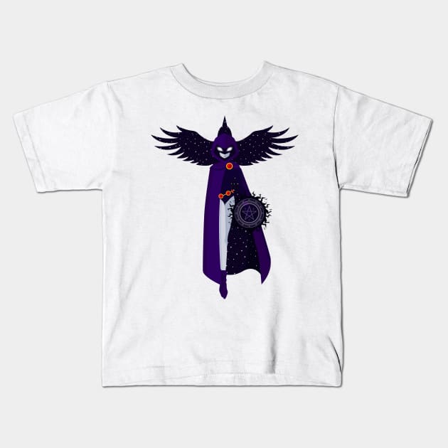 RAVEN Kids T-Shirt by BadOdds